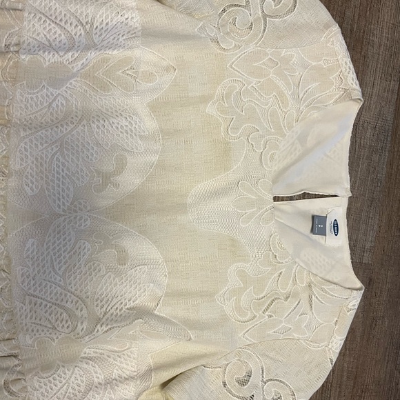 011 Old Navy size S Cream Lace Dress - Picture 3 of 6